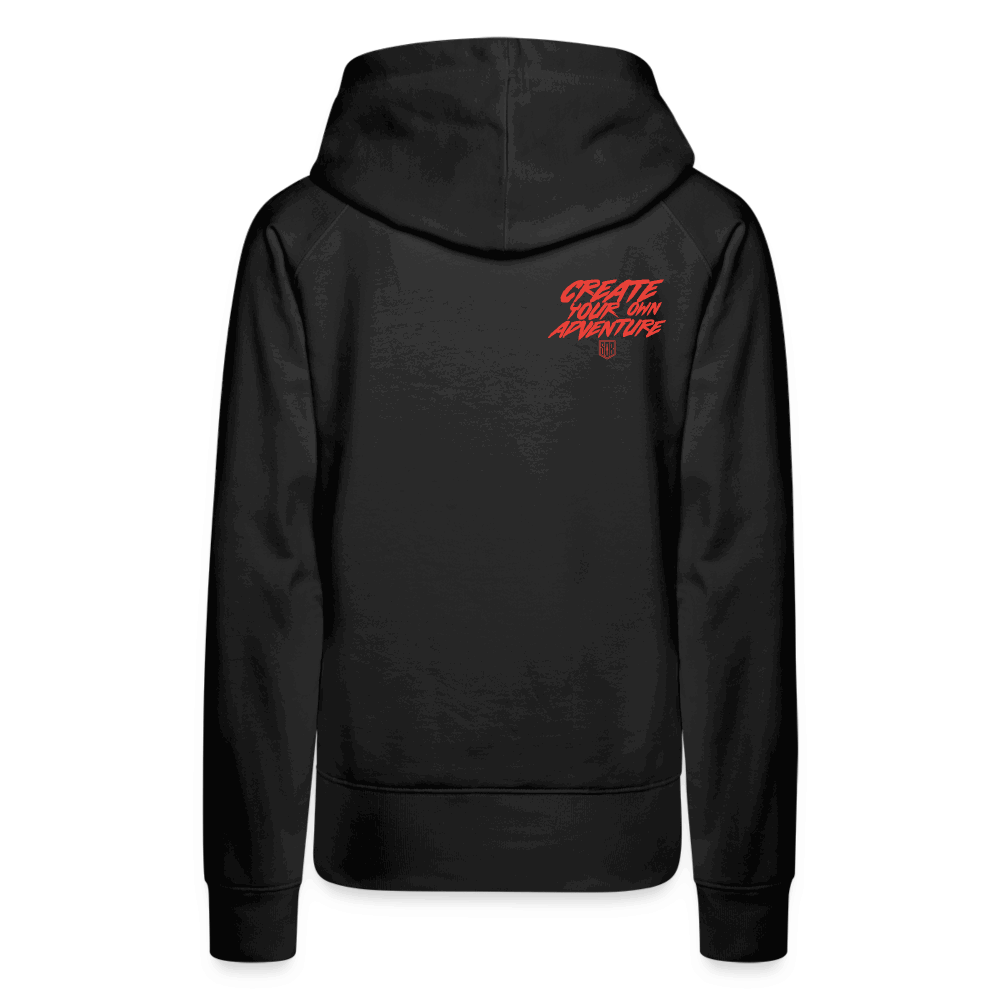 SPOD Frauen Premium Hoodie LOSE THE PATH - CREATE YOUR OWN ADVENTURE! Woman Hoodie E-Bike-Community