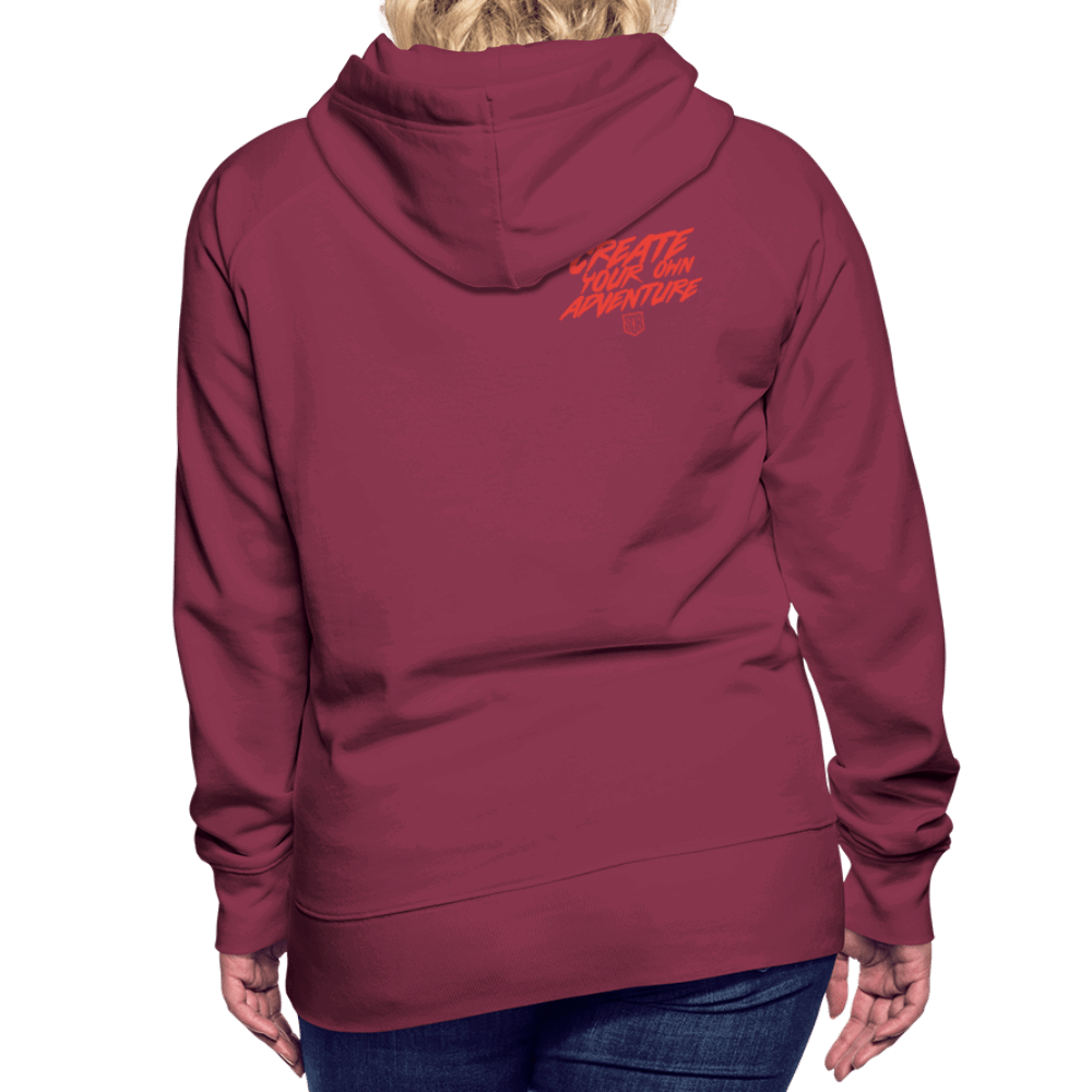 SPOD Frauen Premium Hoodie LOSE THE PATH - CREATE YOUR OWN ADVENTURE! Woman Hoodie E-Bike-Community