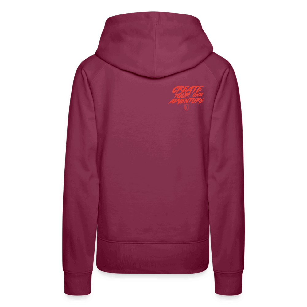 SPOD Frauen Premium Hoodie LOSE THE PATH - CREATE YOUR OWN ADVENTURE! Woman Hoodie E-Bike-Community