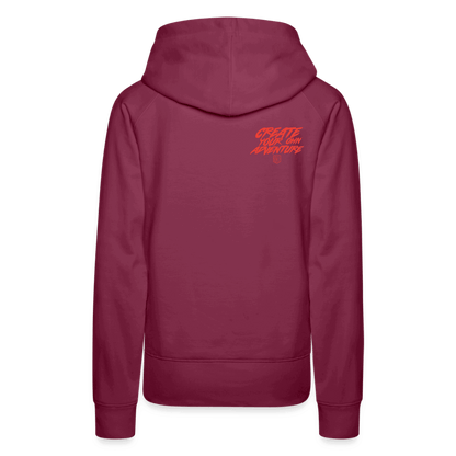 SPOD Frauen Premium Hoodie LOSE THE PATH - CREATE YOUR OWN ADVENTURE! Woman Hoodie E-Bike-Community