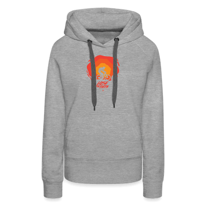 SPOD Frauen Premium Hoodie LOSE THE PATH - CREATE YOUR OWN ADVENTURE! Woman Hoodie E-Bike-Community