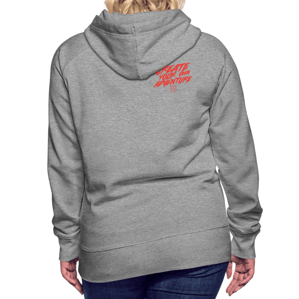 SPOD Frauen Premium Hoodie LOSE THE PATH - CREATE YOUR OWN ADVENTURE! Woman Hoodie E-Bike-Community