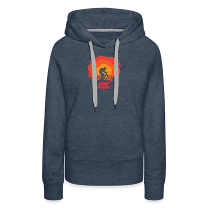 SPOD Frauen Premium Hoodie LOSE THE PATH - CREATE YOUR OWN ADVENTURE! Woman Hoodie E-Bike-Community