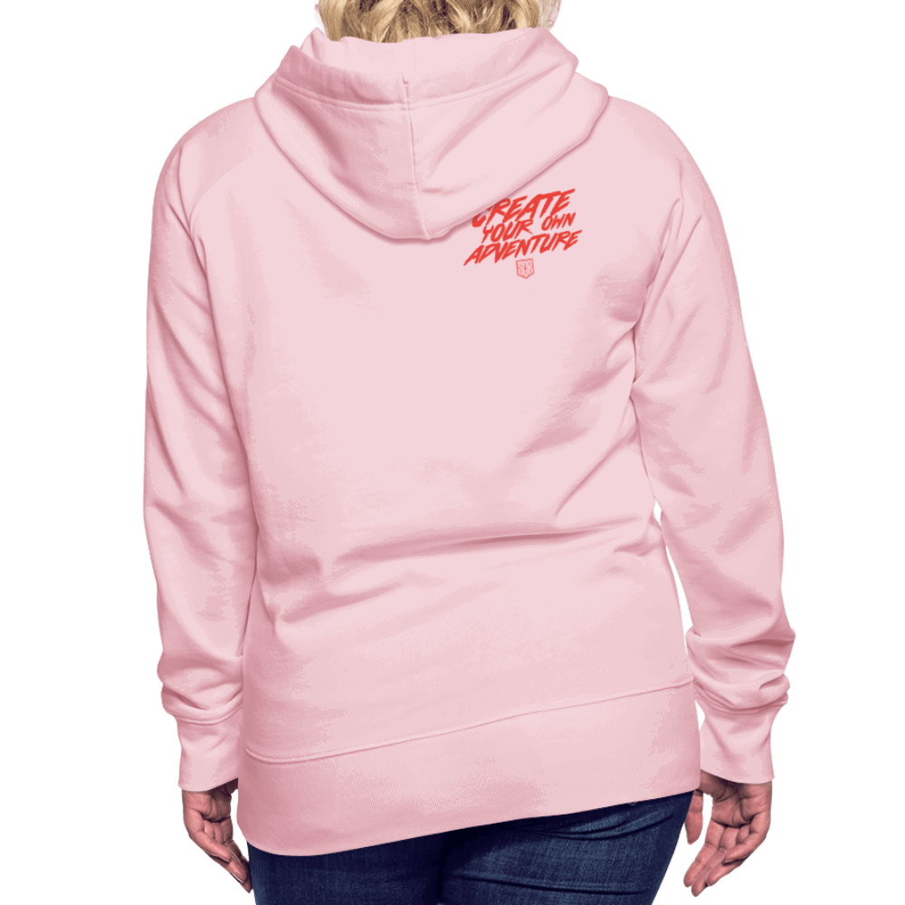 SPOD Frauen Premium Hoodie LOSE THE PATH - CREATE YOUR OWN ADVENTURE! Woman Hoodie E-Bike-Community