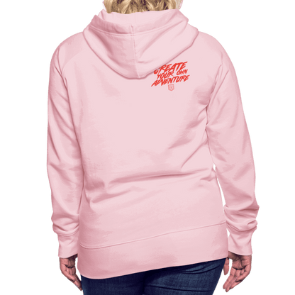 SPOD Frauen Premium Hoodie LOSE THE PATH - CREATE YOUR OWN ADVENTURE! Woman Hoodie E-Bike-Community