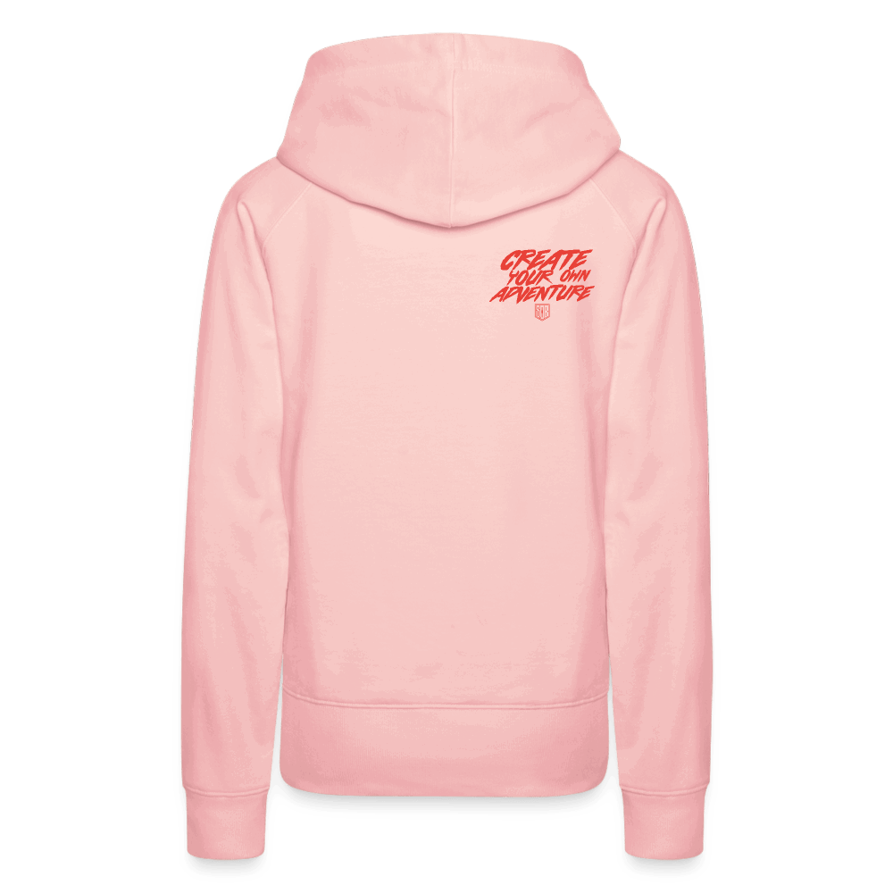 SPOD Frauen Premium Hoodie LOSE THE PATH - CREATE YOUR OWN ADVENTURE! Woman Hoodie E-Bike-Community