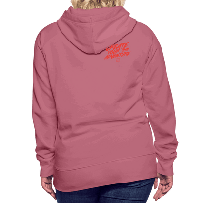 SPOD Frauen Premium Hoodie LOSE THE PATH - CREATE YOUR OWN ADVENTURE! Woman Hoodie E-Bike-Community