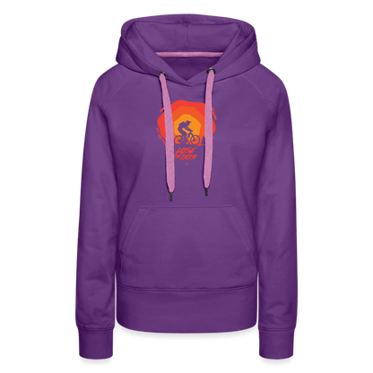 SPOD Frauen Premium Hoodie LOSE THE PATH - CREATE YOUR OWN ADVENTURE! Woman Hoodie E-Bike-Community