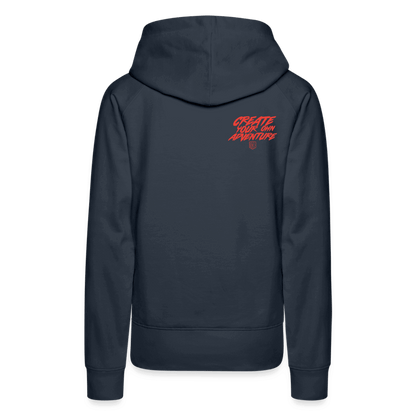 SPOD Frauen Premium Hoodie LOSE THE PATH - CREATE YOUR OWN ADVENTURE! Woman Hoodie E-Bike-Community