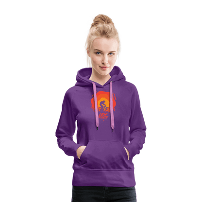 SPOD Frauen Premium Hoodie LOSE THE PATH - CREATE YOUR OWN ADVENTURE! Woman Hoodie E-Bike-Community