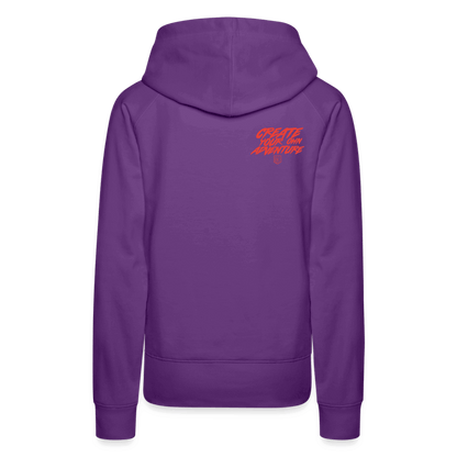 SPOD Frauen Premium Hoodie LOSE THE PATH - CREATE YOUR OWN ADVENTURE! Woman Hoodie E-Bike-Community