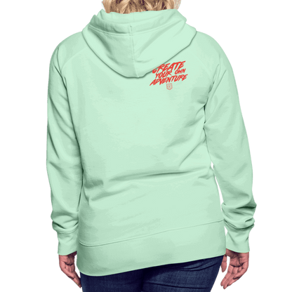 SPOD Frauen Premium Hoodie LOSE THE PATH - CREATE YOUR OWN ADVENTURE! Woman Hoodie E-Bike-Community