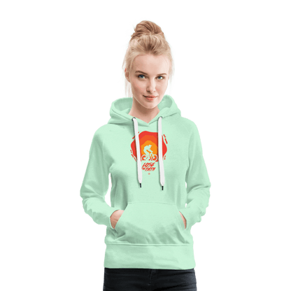 SPOD Frauen Premium Hoodie LOSE THE PATH - CREATE YOUR OWN ADVENTURE! Woman Hoodie E-Bike-Community