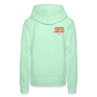 SPOD Frauen Premium Hoodie LOSE THE PATH - CREATE YOUR OWN ADVENTURE! Woman Hoodie E-Bike-Community