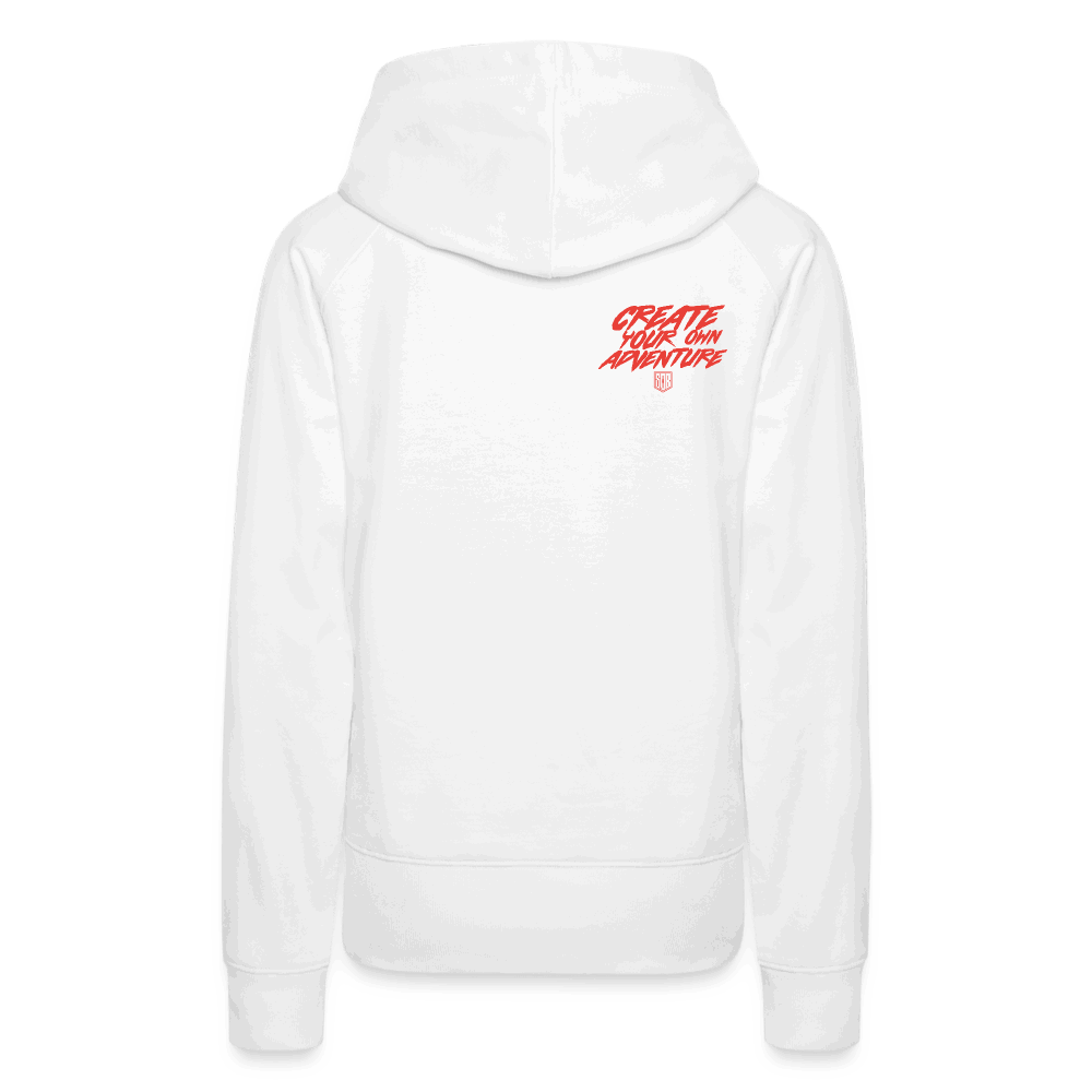 SPOD Frauen Premium Hoodie LOSE THE PATH - CREATE YOUR OWN ADVENTURE! Woman Hoodie E-Bike-Community