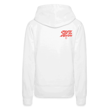 SPOD Frauen Premium Hoodie LOSE THE PATH - CREATE YOUR OWN ADVENTURE! Woman Hoodie E-Bike-Community