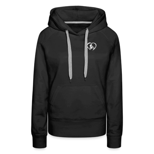 SPOD Frauen Premium Hoodie Love 2 Ride / ❤️ Frauen Premium Hoodie E-Bike-Community