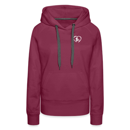 SPOD Frauen Premium Hoodie Love 2 Ride / ❤️ Frauen Premium Hoodie E-Bike-Community