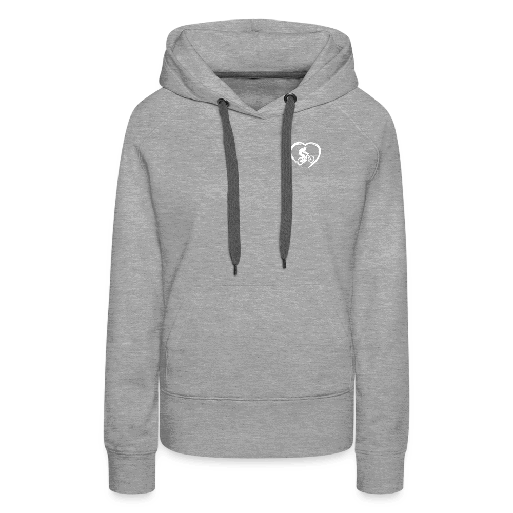 SPOD Frauen Premium Hoodie Love 2 Ride / ❤️ Frauen Premium Hoodie E-Bike-Community