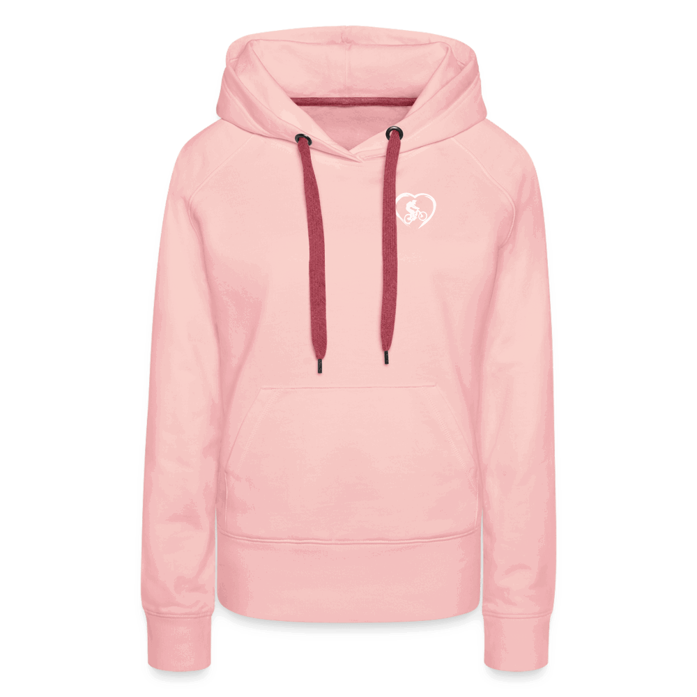 SPOD Frauen Premium Hoodie Love 2 Ride / ❤️ Frauen Premium Hoodie E-Bike-Community