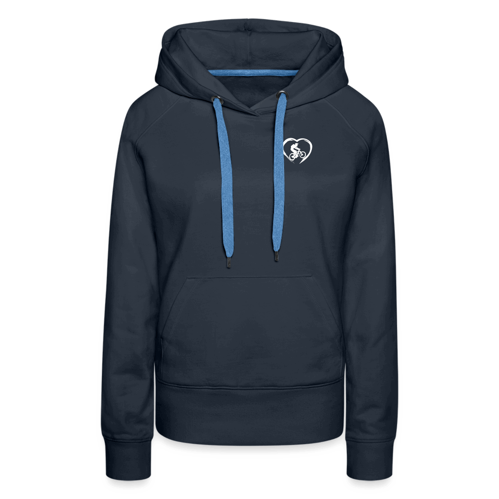 SPOD Frauen Premium Hoodie Love 2 Ride / ❤️ Frauen Premium Hoodie E-Bike-Community