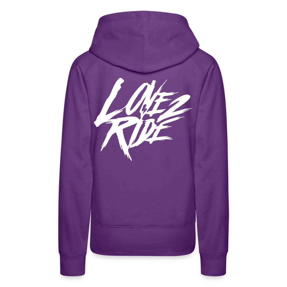 SPOD Frauen Premium Hoodie Love 2 Ride / ❤️ Frauen Premium Hoodie E-Bike-Community