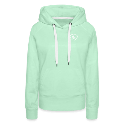 SPOD Frauen Premium Hoodie Love 2 Ride / ❤️ Frauen Premium Hoodie E-Bike-Community