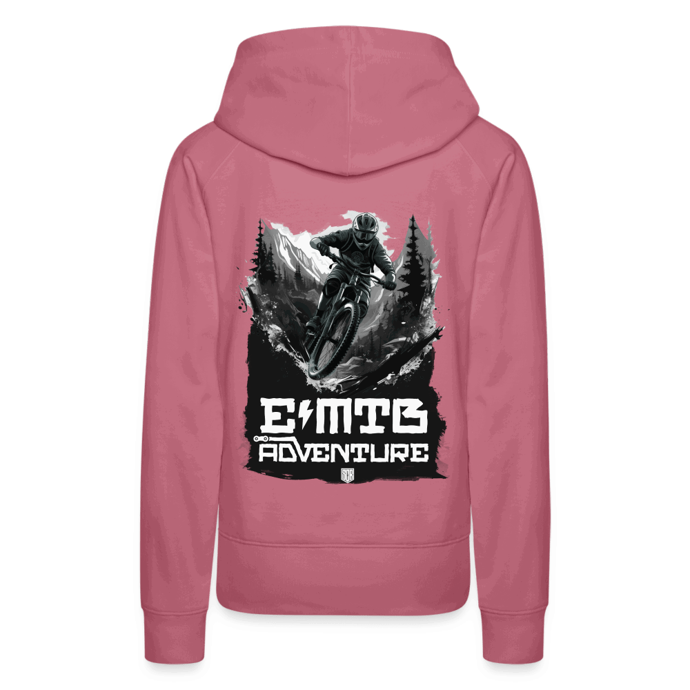 SPOD Frauen Premium Hoodie Malve / S EMTB ADVENTURE Frauen Premium Hoodie E-Bike-Community