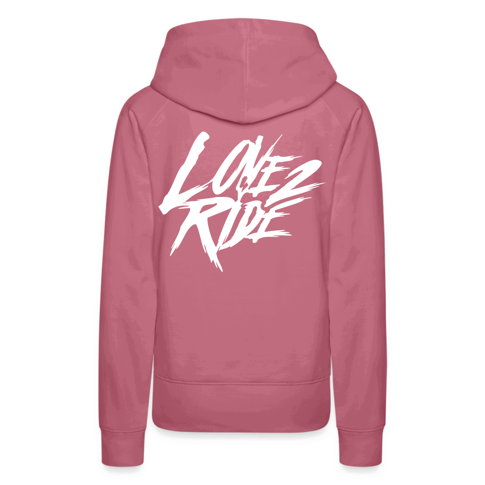 SPOD Frauen Premium Hoodie Malve / S Love 2 Ride / ❤️ Frauen Premium Hoodie E-Bike-Community