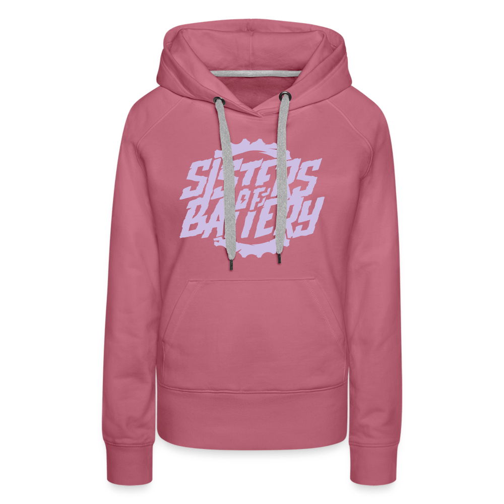 SPOD Frauen Premium Hoodie Malve / S Sisters Color Frauen Premium Hoodie E-Bike-Community