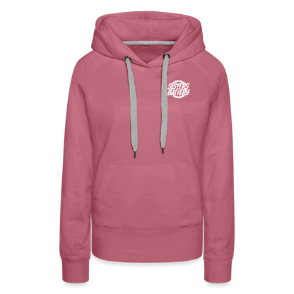 SPOD Frauen Premium Hoodie Malve / S Sisters of Battery SoB - Frauen Premium Hoodie E-Bike-Community