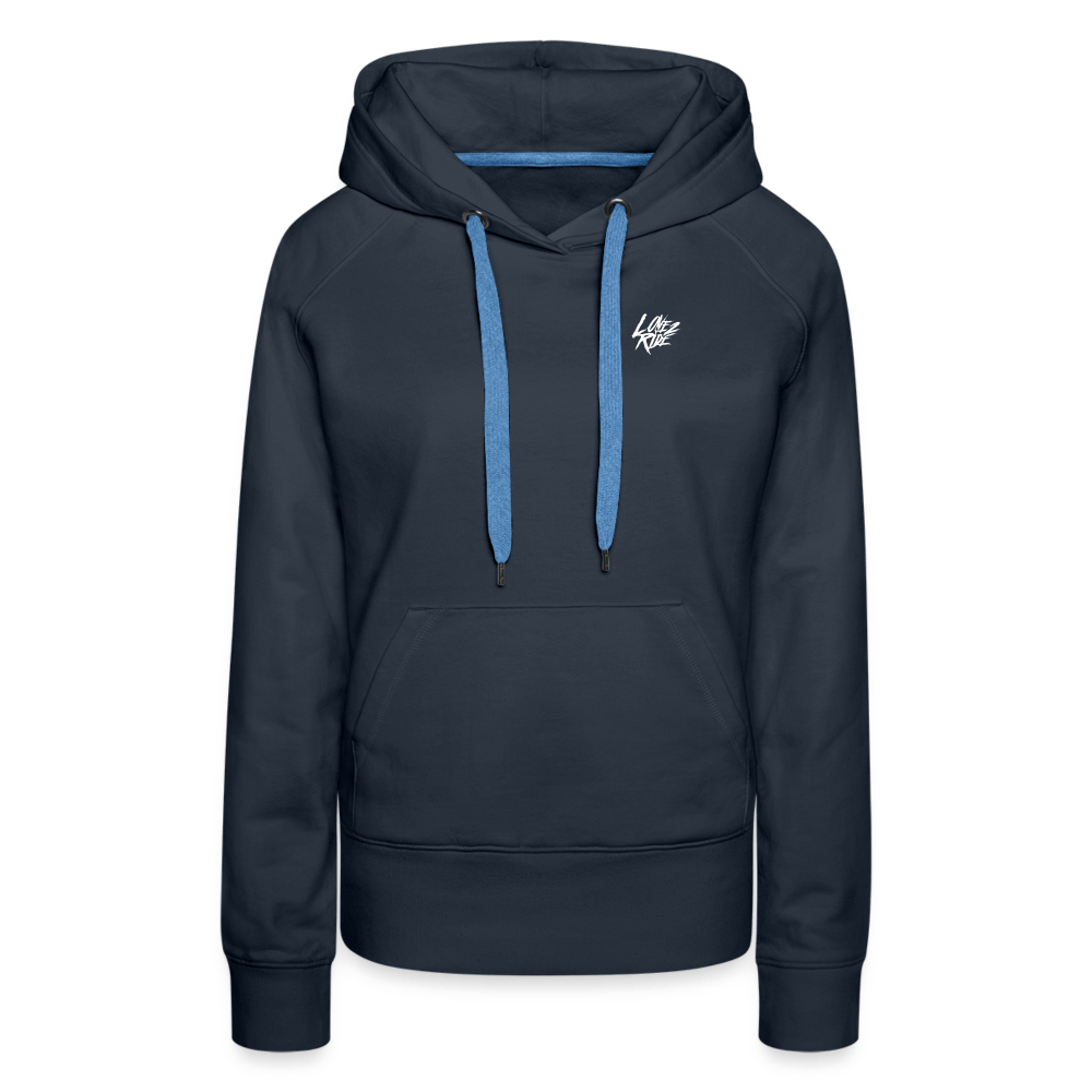 SPOD Frauen Premium Hoodie Navy / S Love 2 Ride - Frauen Premium Hoodie E-Bike-Community