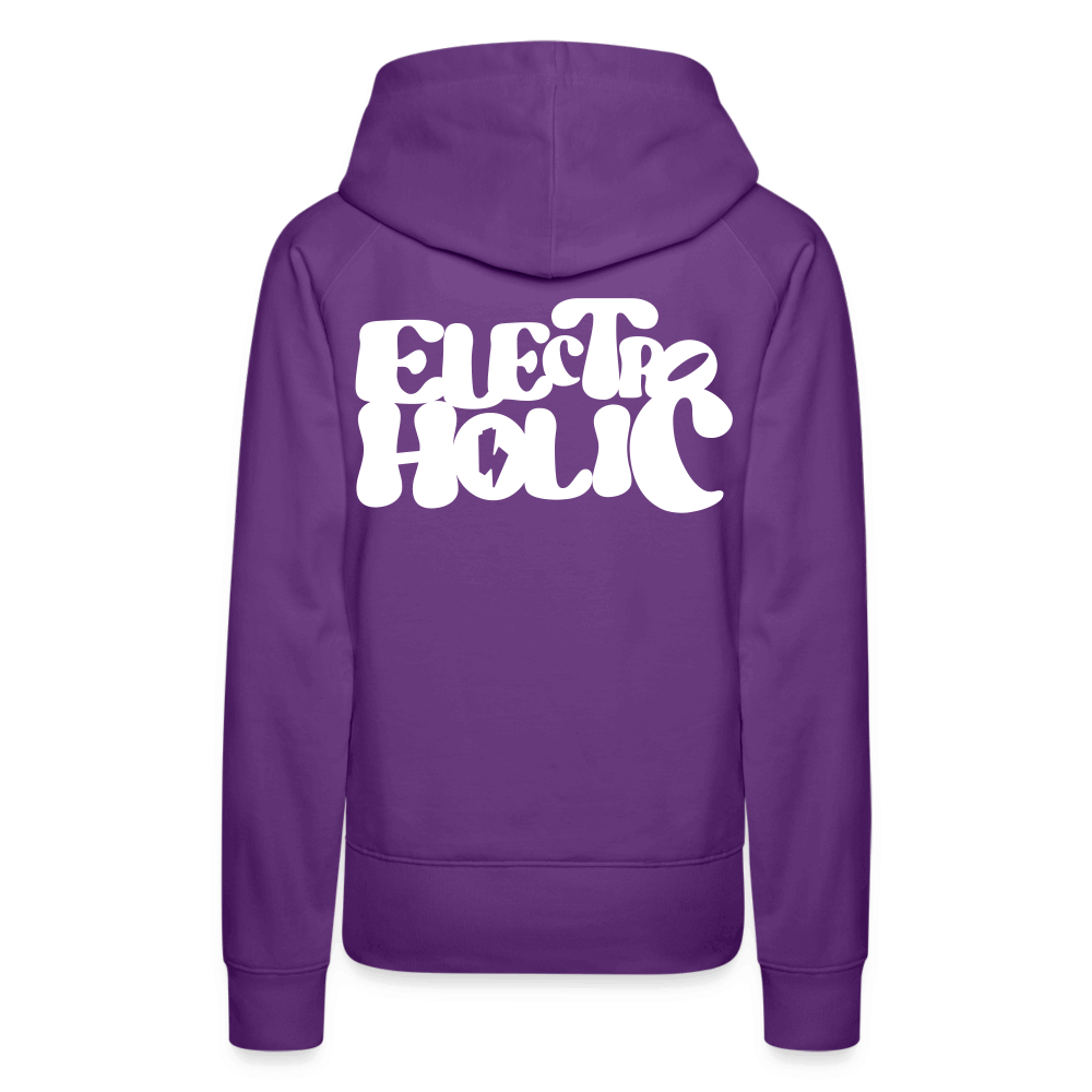 SPOD Frauen Premium Hoodie Purple / S 60s Electroholic - Flock - Frauen Premium Hoodie E-Bike-Community