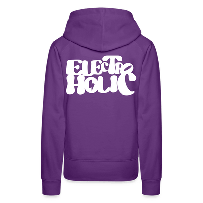 SPOD Frauen Premium Hoodie Purple / S 60s Electroholic - Flock - Frauen Premium Hoodie E-Bike-Community