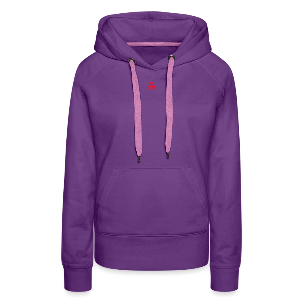 SPOD Frauen Premium Hoodie Purple / S Collage - 2 Seiten bedruckt - Frauen Premium Hoodie E-Bike-Community