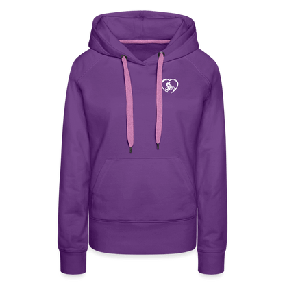 SPOD Frauen Premium Hoodie Purple / S Love 2 Ride / ❤️ Frauen Premium Hoodie E-Bike-Community