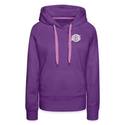 SPOD Frauen Premium Hoodie Purple / S Sisters of Battery SoB - Frauen Premium Hoodie E-Bike-Community