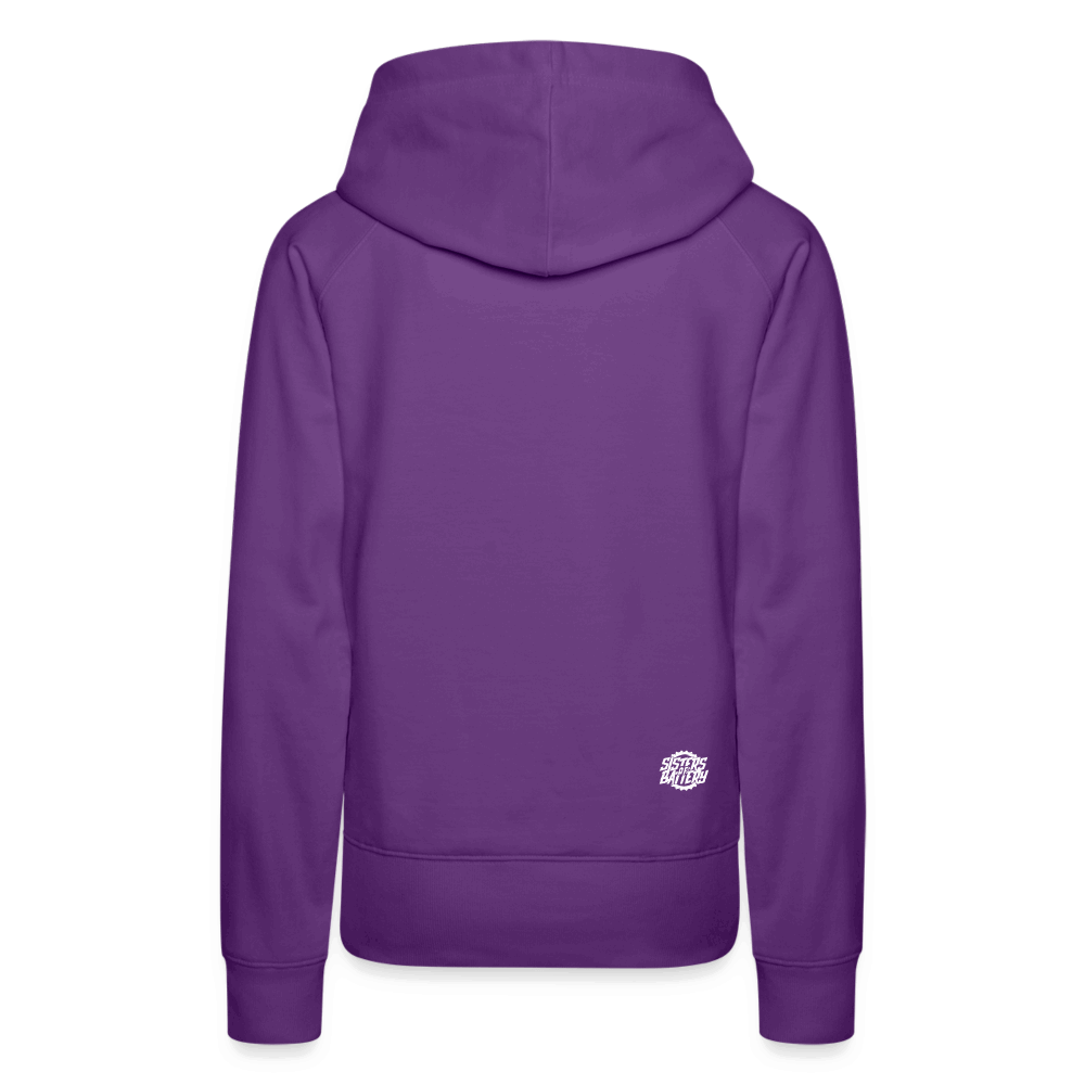 SPOD Frauen Premium Hoodie Purple / S SoB Diamond 2-seitig bedruckt - Frauen Premium Hoodie E-Bike-Community