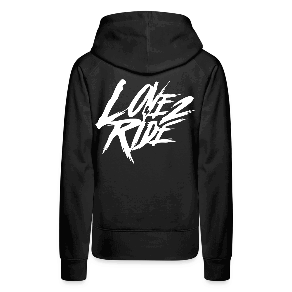 SPOD Frauen Premium Hoodie Schwarz / S Love 2 Ride / ❤️ Frauen Premium Hoodie E-Bike-Community