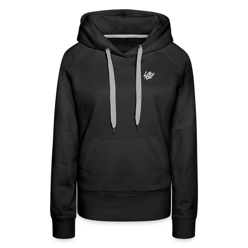 SPOD Frauen Premium Hoodie Schwarz / S Love 2 Ride - Frauen Premium Hoodie E-Bike-Community