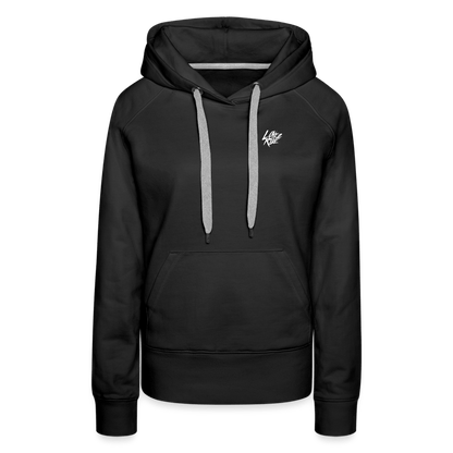 SPOD Frauen Premium Hoodie Schwarz / S Love 2 Ride - Frauen Premium Hoodie E-Bike-Community