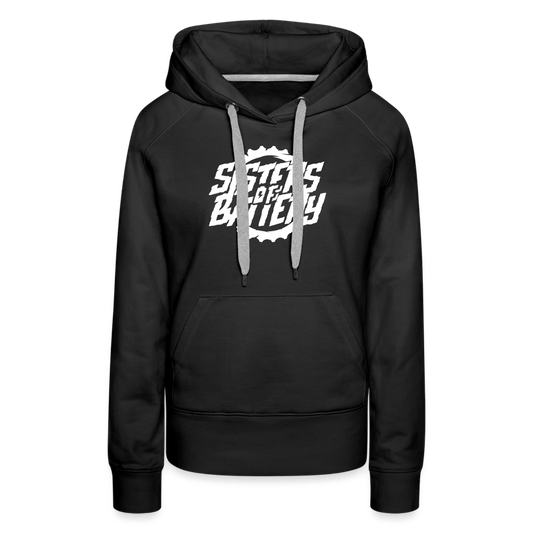 SPOD Frauen Premium Hoodie Schwarz / S SISTERS OF BATTERY Women’s Premium Hoodie E-Bike-Community