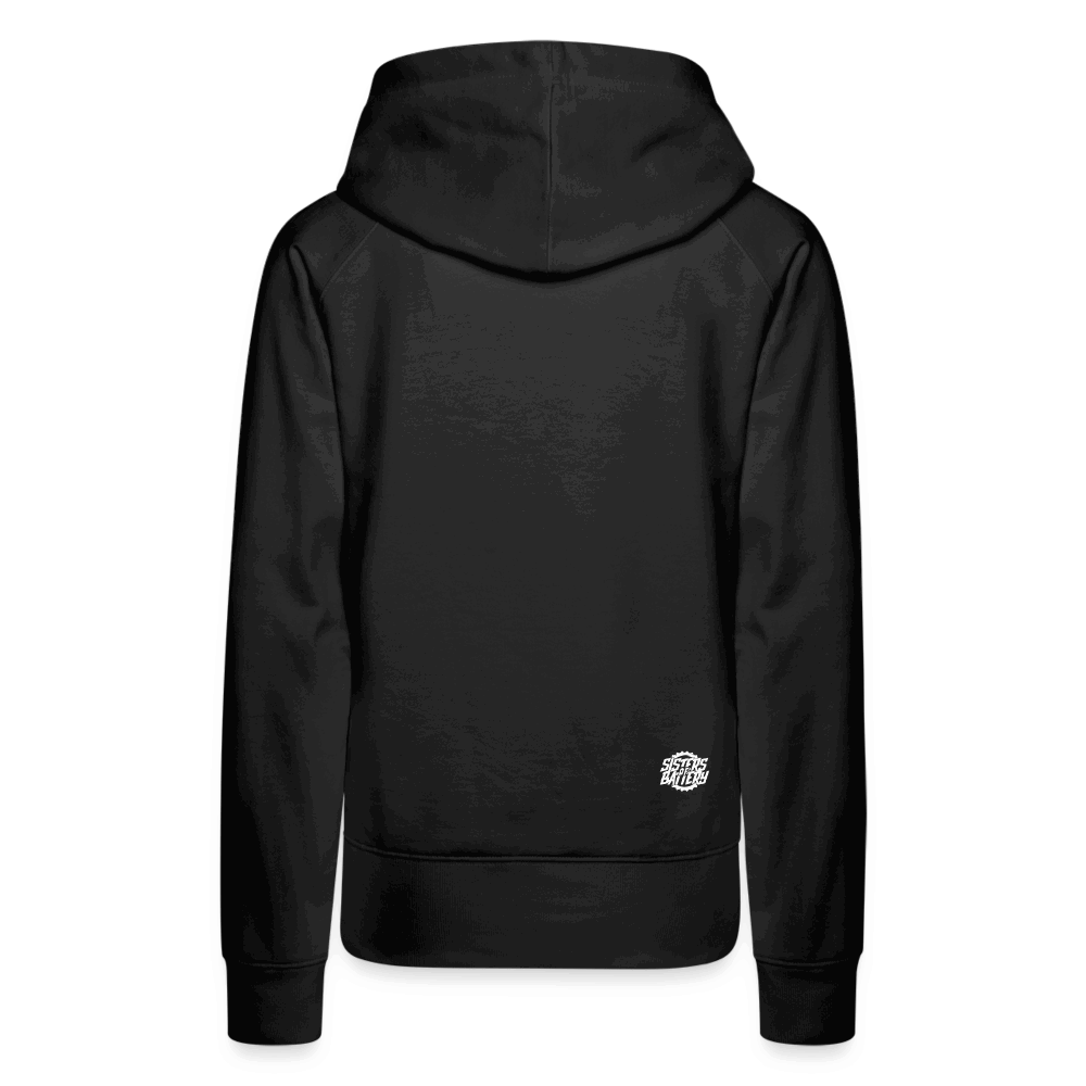 SPOD Frauen Premium Hoodie Schwarz / S SoB Diamond 2-seitig bedruckt - Frauen Premium Hoodie E-Bike-Community