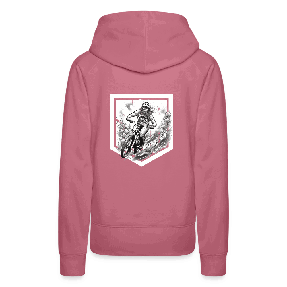 SPOD Frauen Premium Hoodie Sisters of Battery SoB - Frauen Premium Hoodie E-Bike-Community