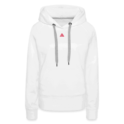 SPOD Frauen Premium Hoodie weiß / S Collage - 2 Seiten bedruckt - Frauen Premium Hoodie E-Bike-Community