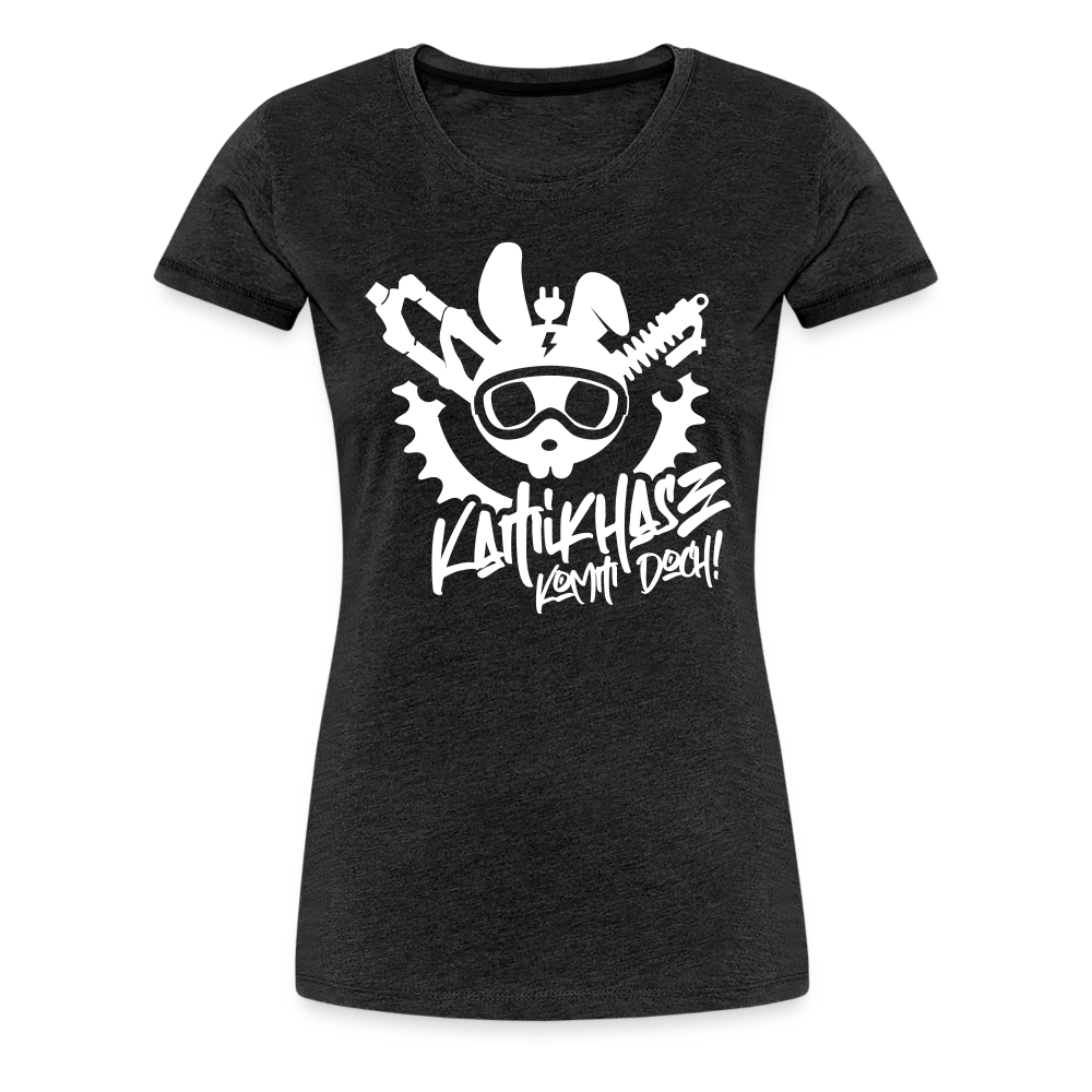 SPOD Frauen Premium T-Shirt Anthrazit / S Kamikhase - Frauen Premium T-Shirt E-Bike-Community