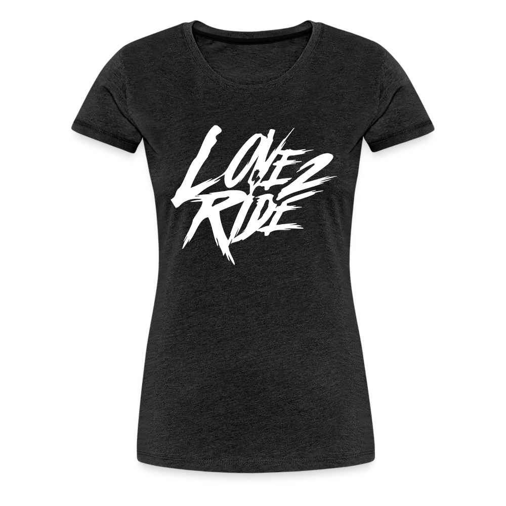 SPOD Frauen Premium T-Shirt Anthrazit / S Love 2 Ride - Frauen Premium T-Shirt E-Bike-Community