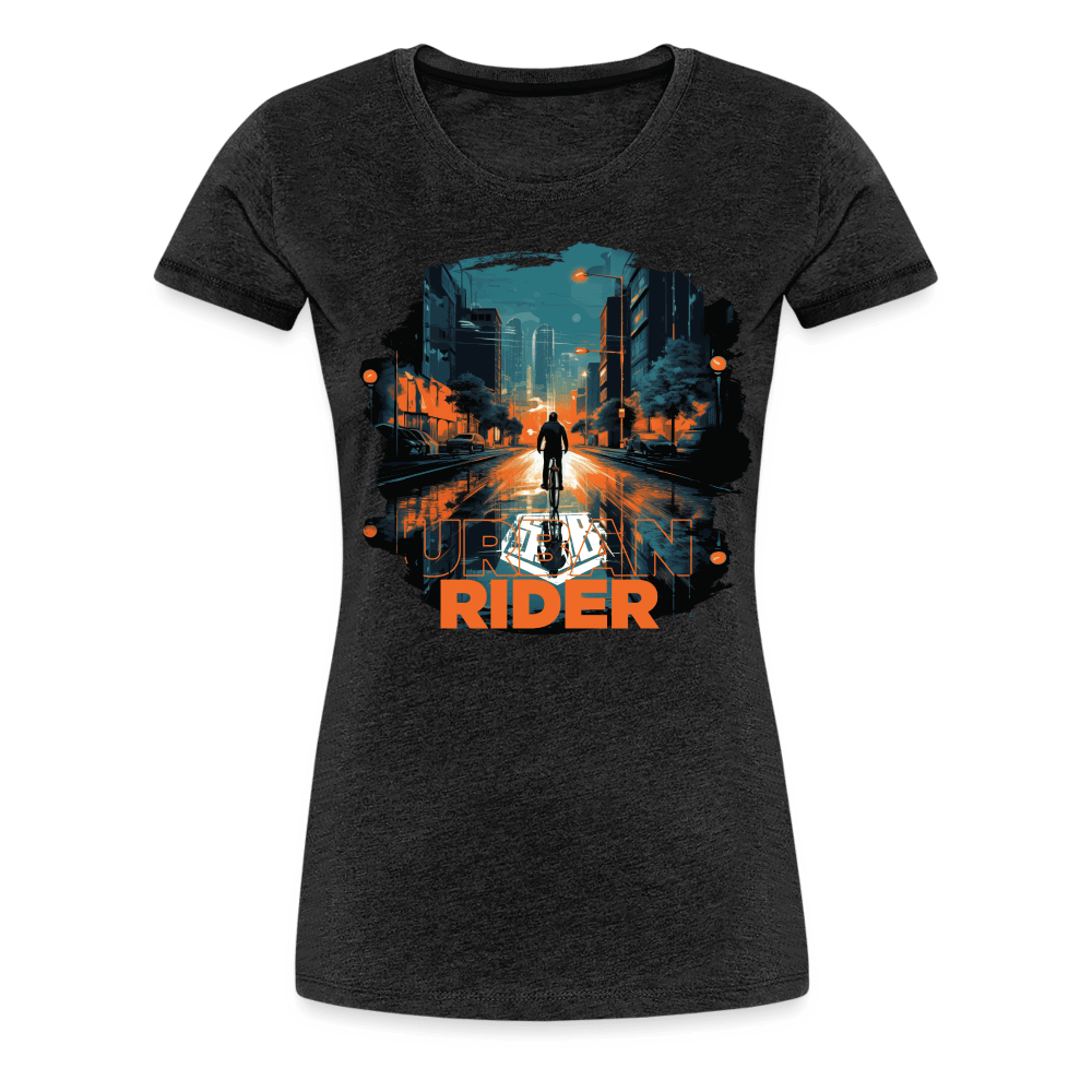 SPOD Frauen Premium T-Shirt Anthrazit / S Urban Rider - Frauen Premium T-Shirt E-Bike-Community