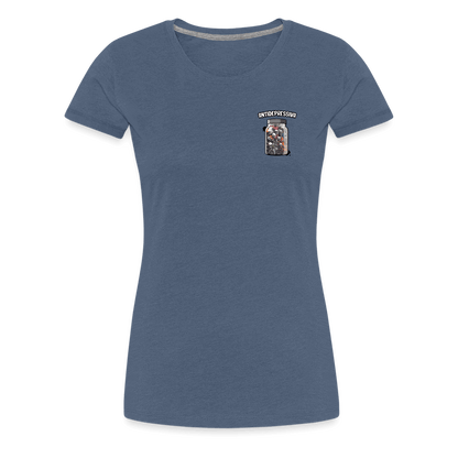 SPOD Frauen Premium T-Shirt Blau meliert / S Antidepressiva - Frauen Premium T-Shirt E-Bike-Community