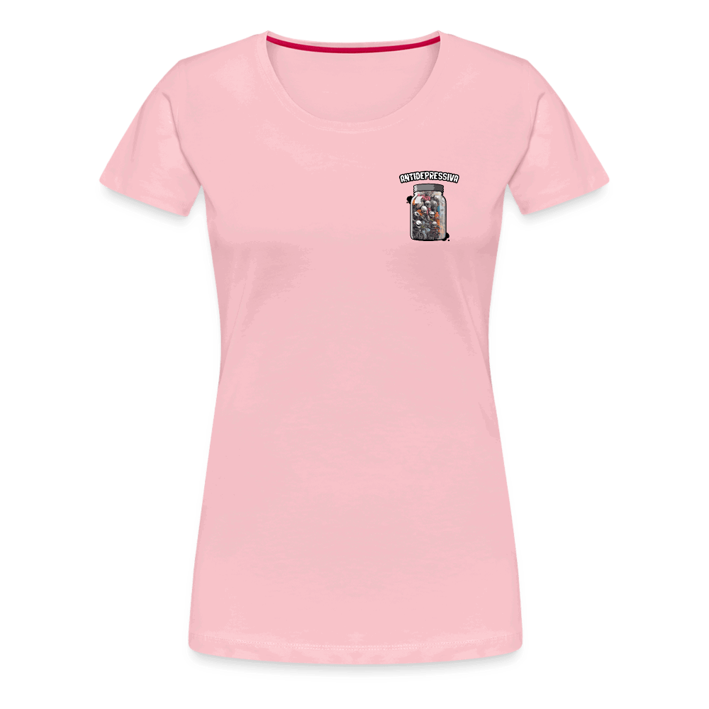 SPOD Frauen Premium T-Shirt Hellrosa / S Antidepressiva - Frauen Premium T-Shirt E-Bike-Community